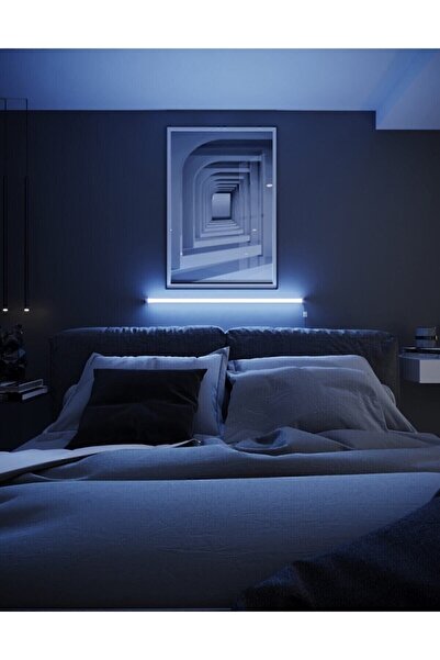 bluedıgıtal Uzaktan Kumandalı Led Abajur Duvar Gece Lambası Rgb Yuksek Işık Sistemi 120 Cm