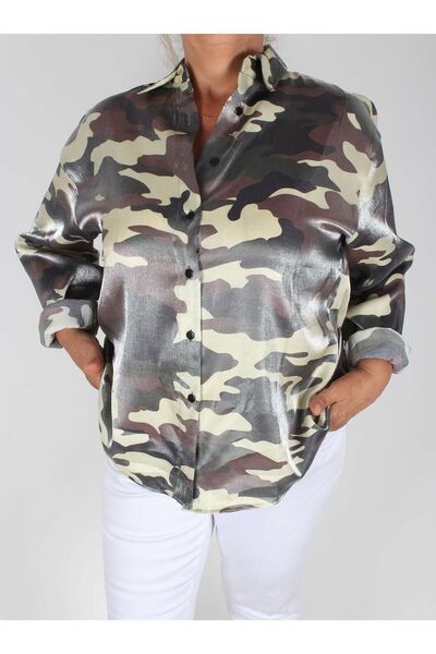 Bodrummix KAMUFLAJ GÖMLEK