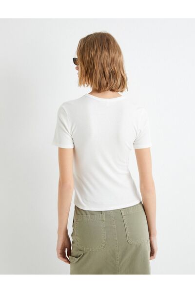 Koton Women's Basic Short T-Shirt