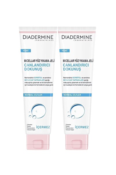 Diadermine Mıcellar Yüz Yıkama Jeli Canlandırıcı Dokunuş 150 ml X 2 Adet