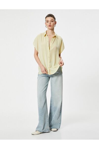 Koton Women's Short Sleeve Shirt