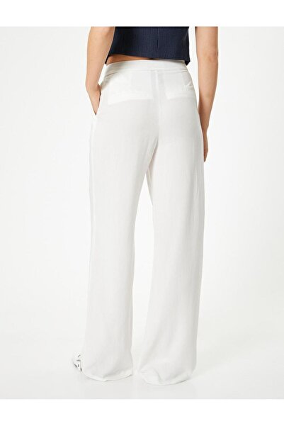 Koton Kadın Keten Karışımlı Pantolon