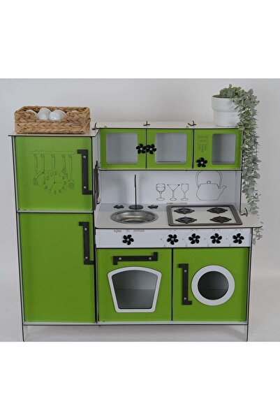 bahadır grup Ahşap Oyuncak Mutfak Buzdolaplı