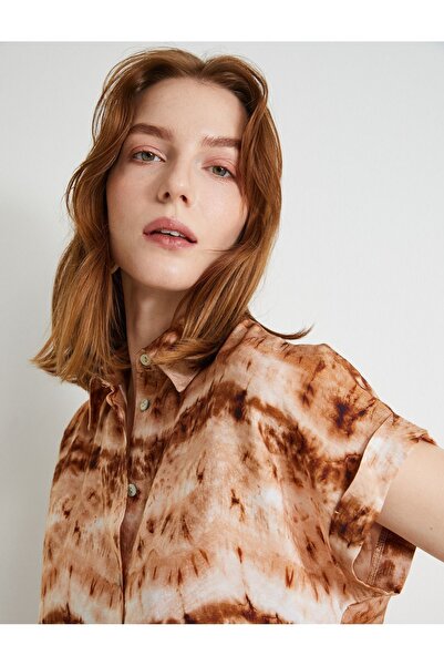 Koton Γυναικείο κοντομάνικο πουκάμισο