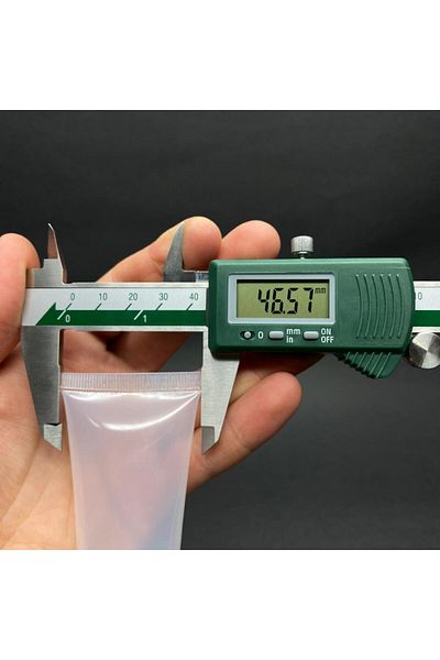 labshop41 Empty Clear Cream Lipgloss Tube - 30ml X 3 Pieces, Ointment Tube with Screw Cap
