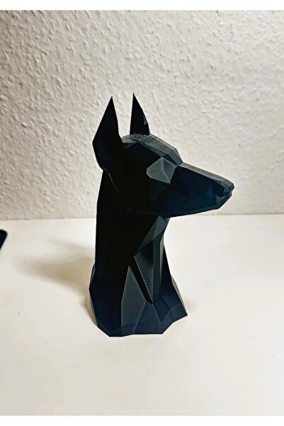 HobiHub Dekoratif Doberman Büstü Biblo 15 Cm