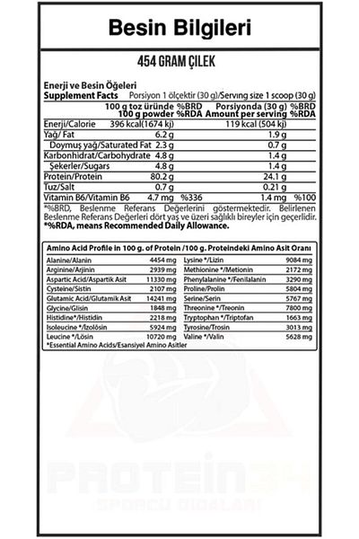 Hardline Whey 3matrix 454 gr Strawberry Protein Powder