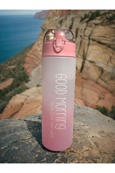 Espas Home Good Morning Printed 500ml Matte - Motivational Water Bottle