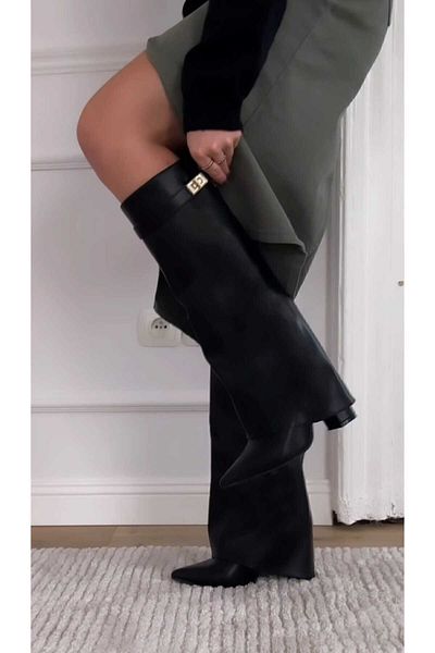 FUNDA AKIN Mi Luz leggings részletes sarkú női csizma