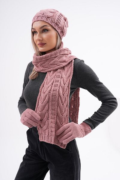 Ritagarcia Set mănuși beanie - eșarfă