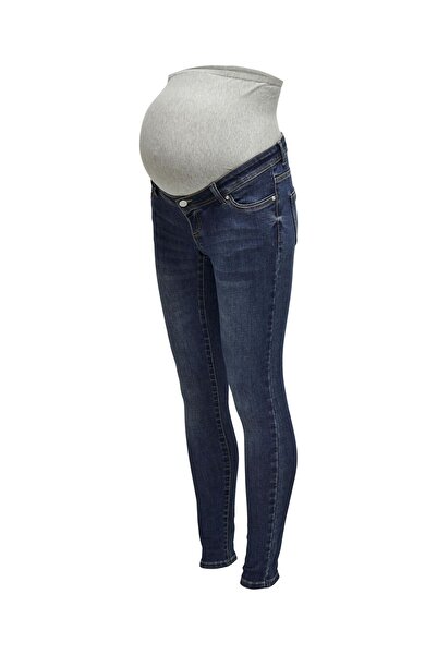 ONLY MATERNITY Skinny Jeans OLMWAUW Mittlere Taille Skinny Fit Jeans