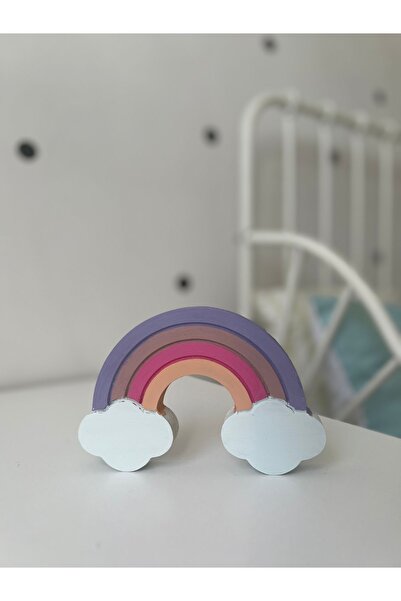 mogokids Renkli bebek çocuk odası için dekor ahşap