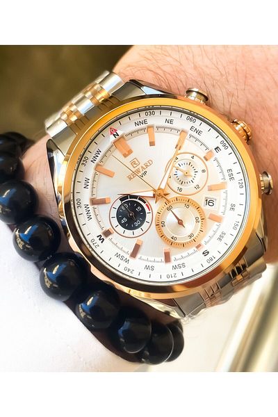 Reward Men's Wristwatch and Bracelet Combination Brand
