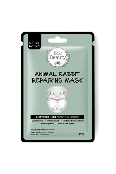 Bee Beauty Animal Paper Mask Rabbit Repair Rabbit Mask