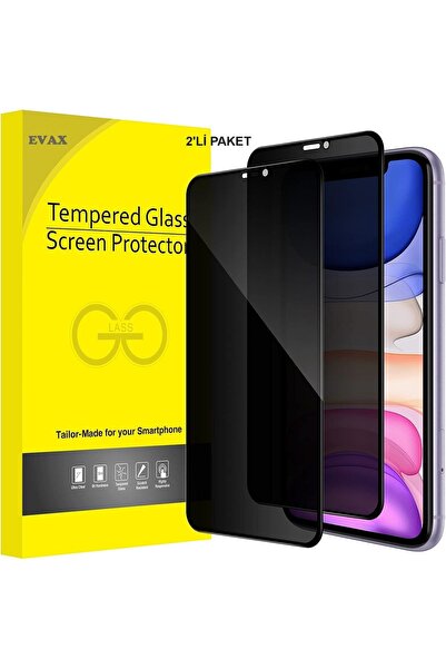 Evax (2'Lİ GUARD HAYALET) Iphone 11 Uyumlu Hayalet Özellikli Tam Kaplayan Gua...