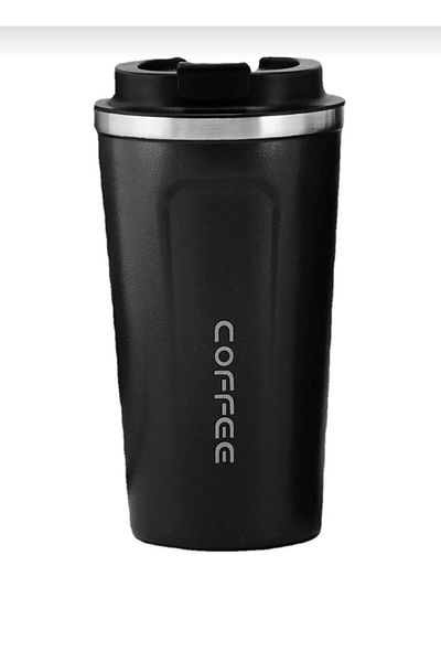 Keyfi Sepet Black 500 ml Steel Vacuum Coffee Thermos Mug - Cin399Sy