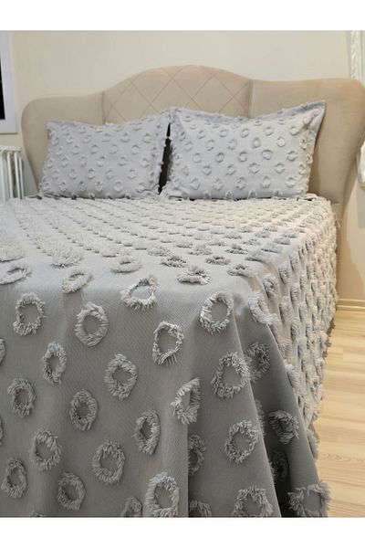 Fransizdantel 3 Piece Pompom Patterned Pique Set