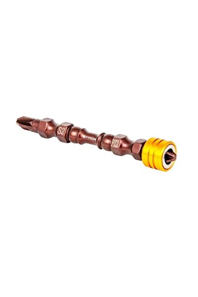 Genel Markalar Pz2*65 Mm Çift Yönlü Mıknatus Uçlu Bits Uç 10 Adet
