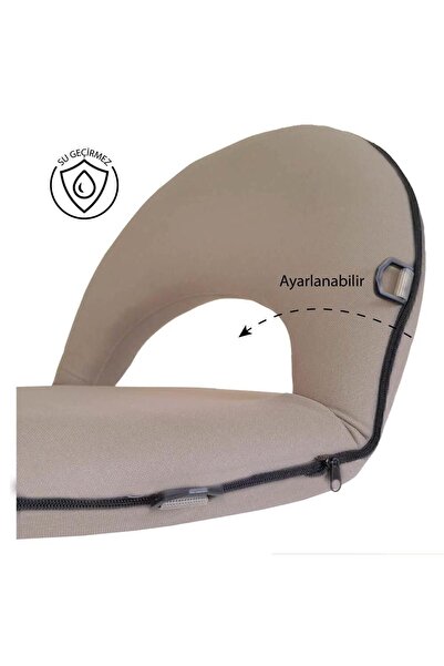 KOLEKTİF Ayarlanabilir Sırt Destekli Yer Minderi | Taşınabilir Ergonomik Oturma Minderi – 3 Yaş Ve Üzeri