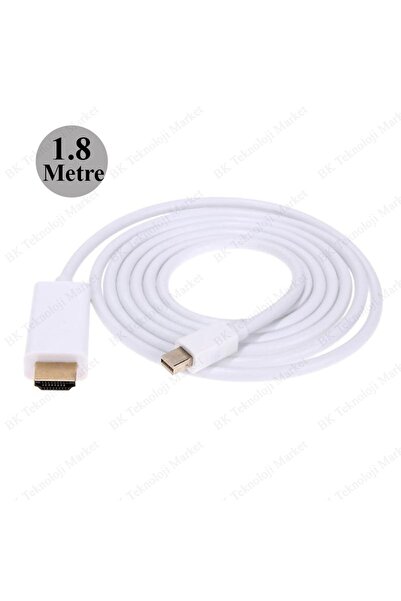 BK Teknoloji Yükskek Kalite Mini Displayport (thunderbolt) To Hdmı Dönüştürücü Kablo