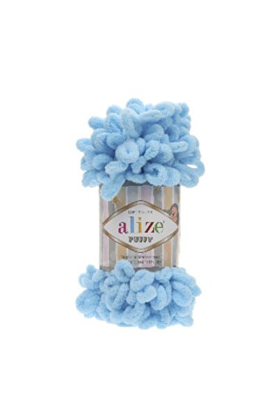 Alize Puffy Hand Knitting Thread Turquoise| 287 (5 Pieces)