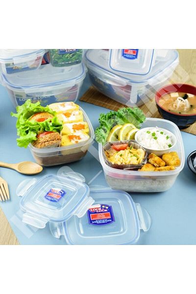 Lock & Lock Durable Plastic Food Container, 1.6 ml Capacity