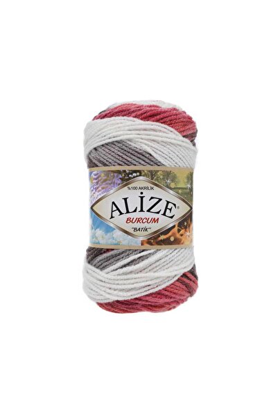 Alize BURCUM BATİK 1984YÜNLÜ YELEK ATKI ŞAPKA CEKET İPİ 5 YUMAK