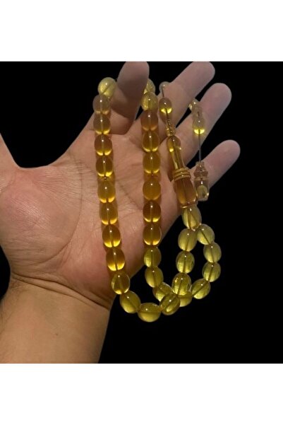 Trikala Dominik Damla Amber 33 Pcs Teabih 13.5X11.5 mm