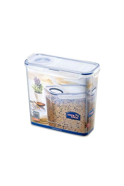 Lock & Lock Durable Plastic Food Container, 3.4 Liter Capacity