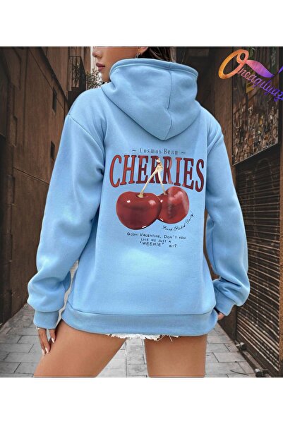 oneagılyazı Hooded Printed Sweatshirt