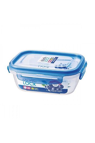 Lock & Lock Durable Plastic Food Container, 620 ml Capacity