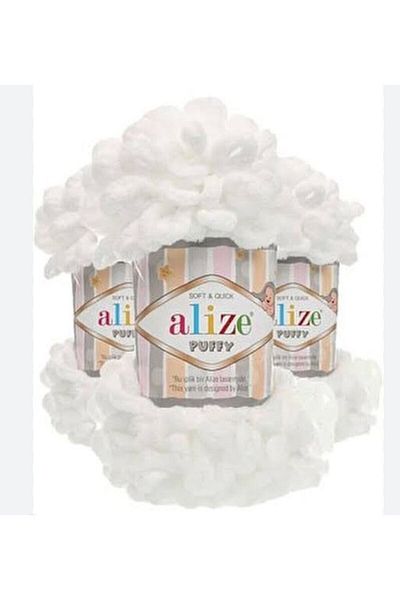 Alize puffy white 5 pack
