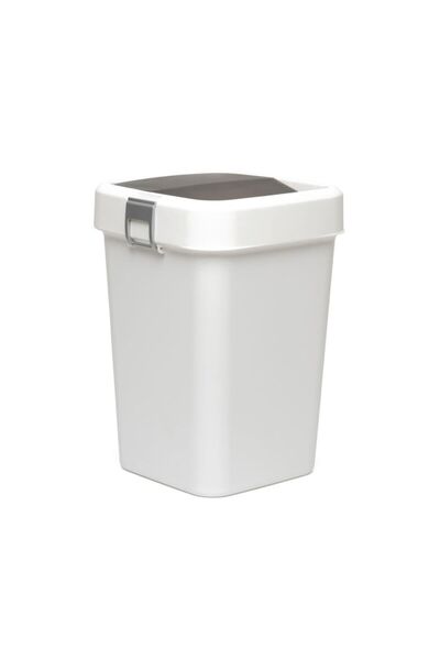 Motek Comfort Dust Bin Çöp Kovası (BEYAZ) - 18 Lt