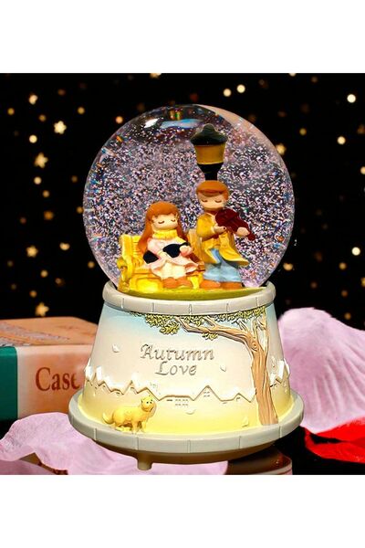 Genel Markalar Sevgiliye Hediye Romantik Kedili Son Bahar Renk Değiştiren Işı...