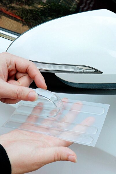 Genel Markalar 4 Adet Universal Oto Araba Ayna Tampon Kapı Darbe Koruyucu Şef...