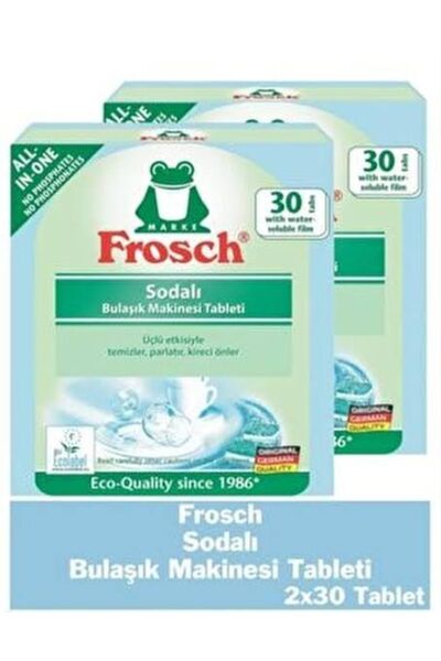 FROSH Sodalı Bulaşık Makinesi Tableti Fosfatsız 30 Tablet