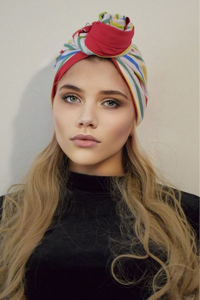 GENNA إكسسوار شعر بونيه مزدوج الجوانب