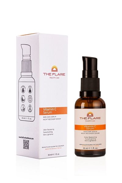 The Flare Health Care Skin Tone Evening and Brightening 10% Vitamin C Serum 30 ml