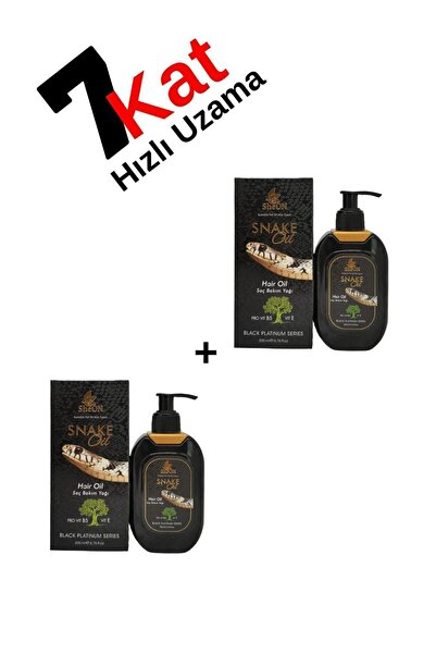 SheON Hızlı Saç Uzatma Saç Bakım Yağı 2 Adet Yılan Yağı Sneke Oil