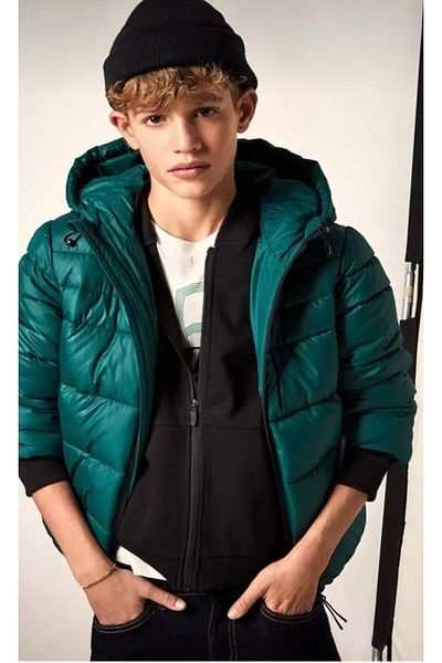 MAYORAL Boy's Reflective Detailed Coat