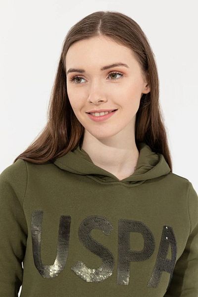 U.S. Polo Assn. green Women's Sweatshirt