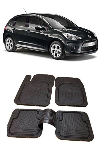 Onesize Fashion Citroen C3 2009-2013 4d Havuzlu Paspas Takımı 5 Parça
