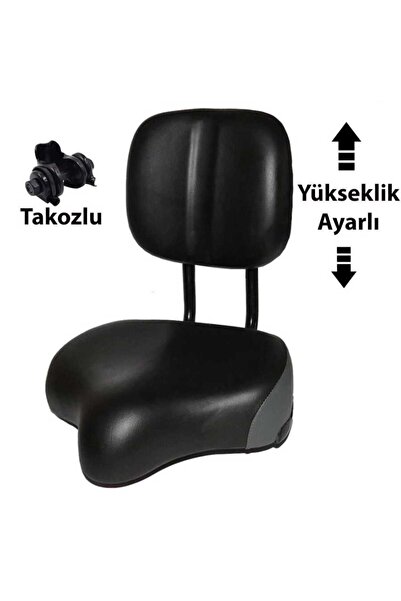 vona EFR Arkalıklı Scooter Bisiklet Uyumlu Yükseklik Ayarlı Sele