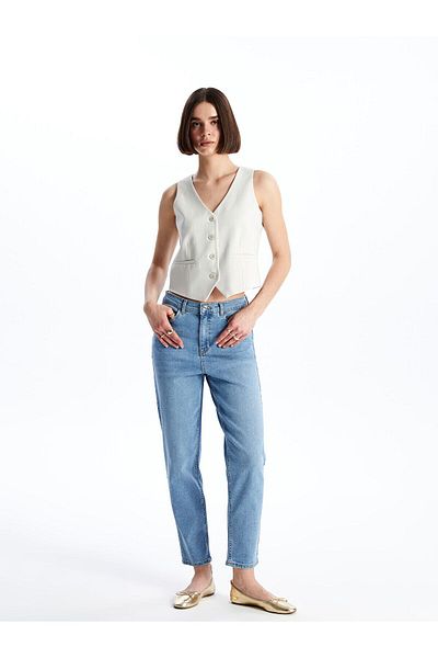 LC Waikiki LW - Pantaloni de jeans pentru femei Mom Fit