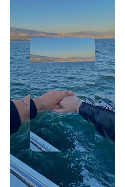 ARTSAN Kararmaz Çelik 2li Harfli Bileklik Sevgili/Çift/Arkadaş Bilekliği Unisex Harf Detay Bileklik