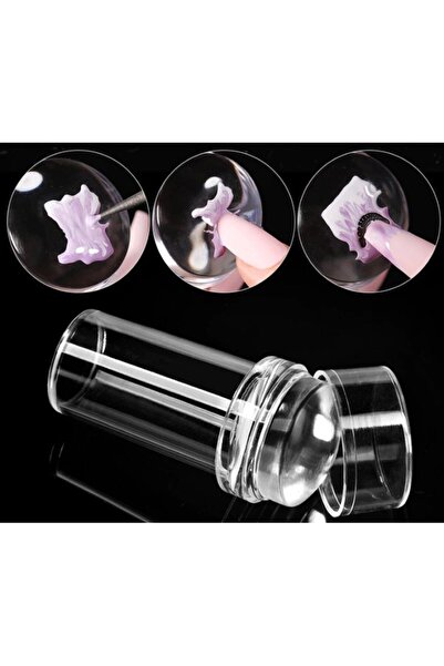 MOR SALKIM HOME Tırnak Süs Damgası silikon French Stamper silikon 1 adet