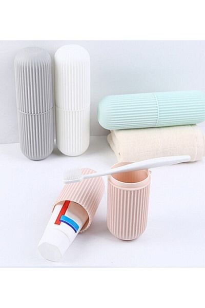 Salkım Planet Travel Type Toothpaste And Brush Container