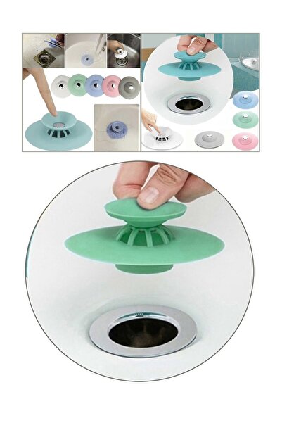 Generic Brand Silicone Locking Sink Bathtub - Strainer and Stopper Design