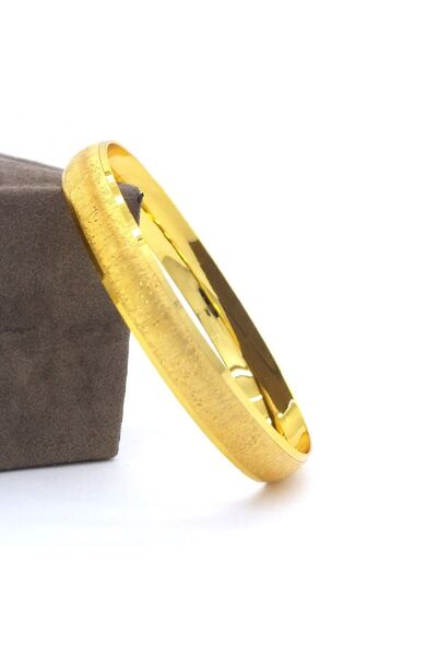 FerizZ Altın Kaplama Melisa Model Bilezik 1 cm BLZ-3033