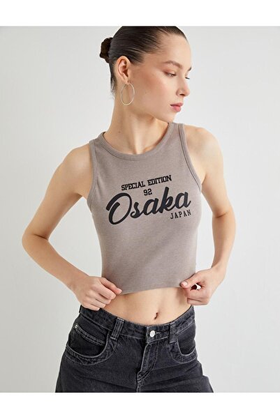 Koton Women's Osaka Crop Tank Top